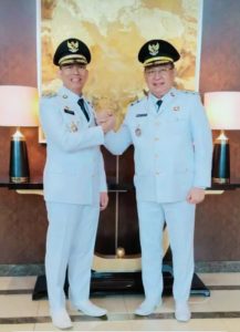 Teddy – Marjito Resmi Dilantik Presiden RI Prabowo Subianto Sebagai Pasangan Bupati dan Wakil Bupati OKU  Terpilih
