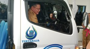 Perumda Air Minum Tirta Raja OKU Luncurkan Mobil Tanki Air Terbaru, Dirut : Perumda Tirta Raja Terus Berkiprah Sayangi OKU